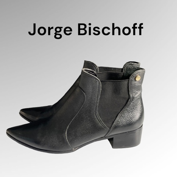Jorge Bischof leather ankle boots size 7 - Picture 1 of 13